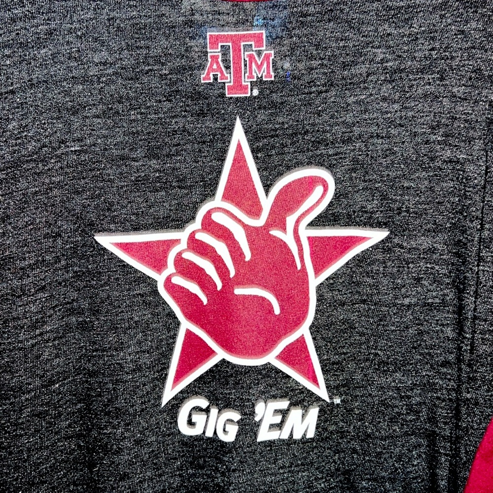 TEXAS A&M RAGLAN TEE